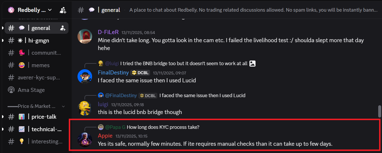 Appie, Redbelly moderator · view on Discord ↗